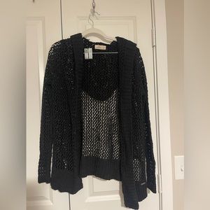 Hollister hooded cardigan